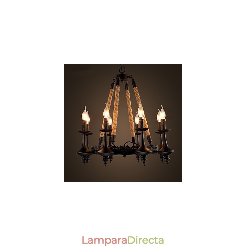 Lámparas colgantes estilo mini, tradicionales, clásicas, de metal.