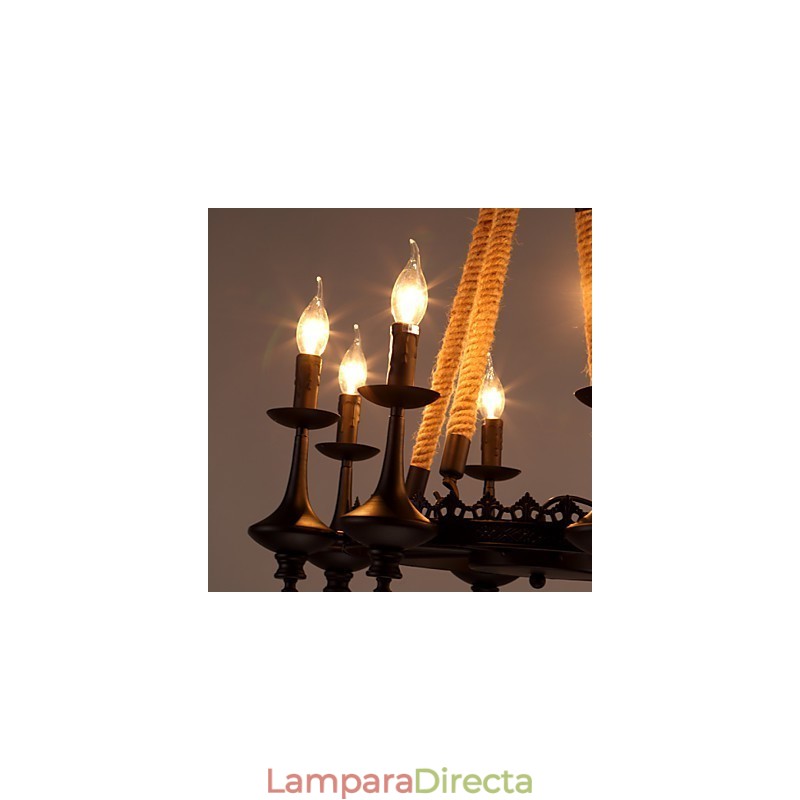 Lámparas colgantes estilo mini, tradicionales, clásicas, de metal.