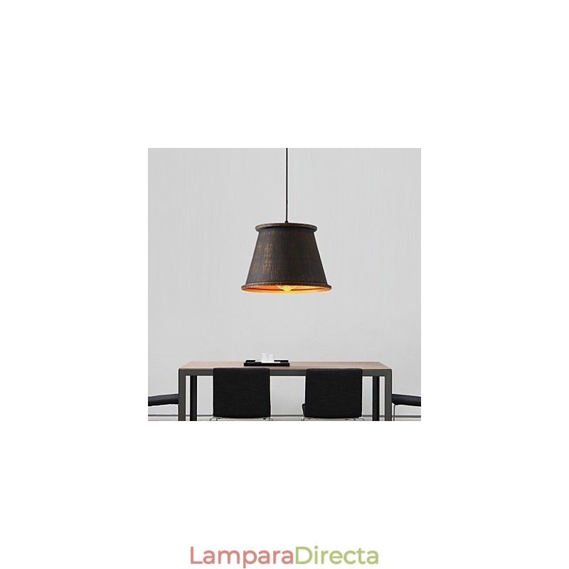 Lámpara colgante de metal de diseñadores retro