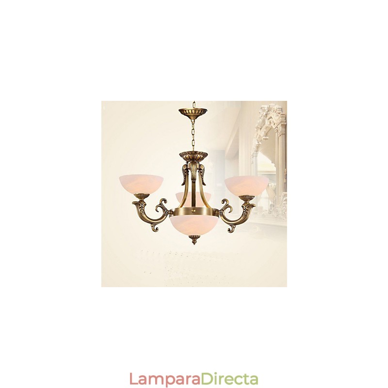 Lámpara de cobre artística de Jane Marble Lighting