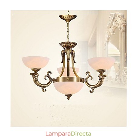Lámpara de cobre artística de Jane Marble Lighting Lámpara de cobre artística de Jane Marble Lighting