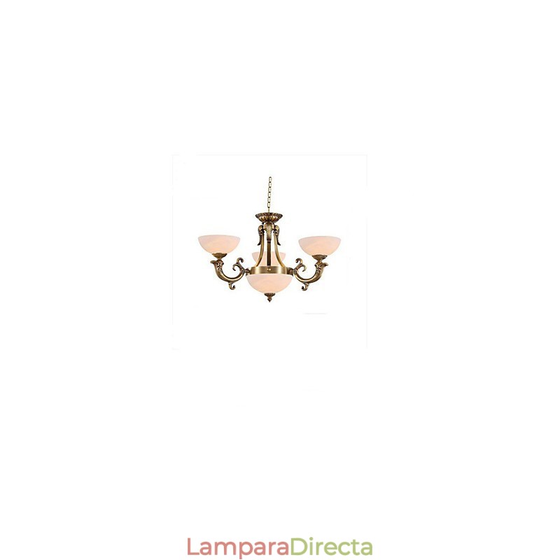 Lámpara de cobre artística de Jane Marble Lighting