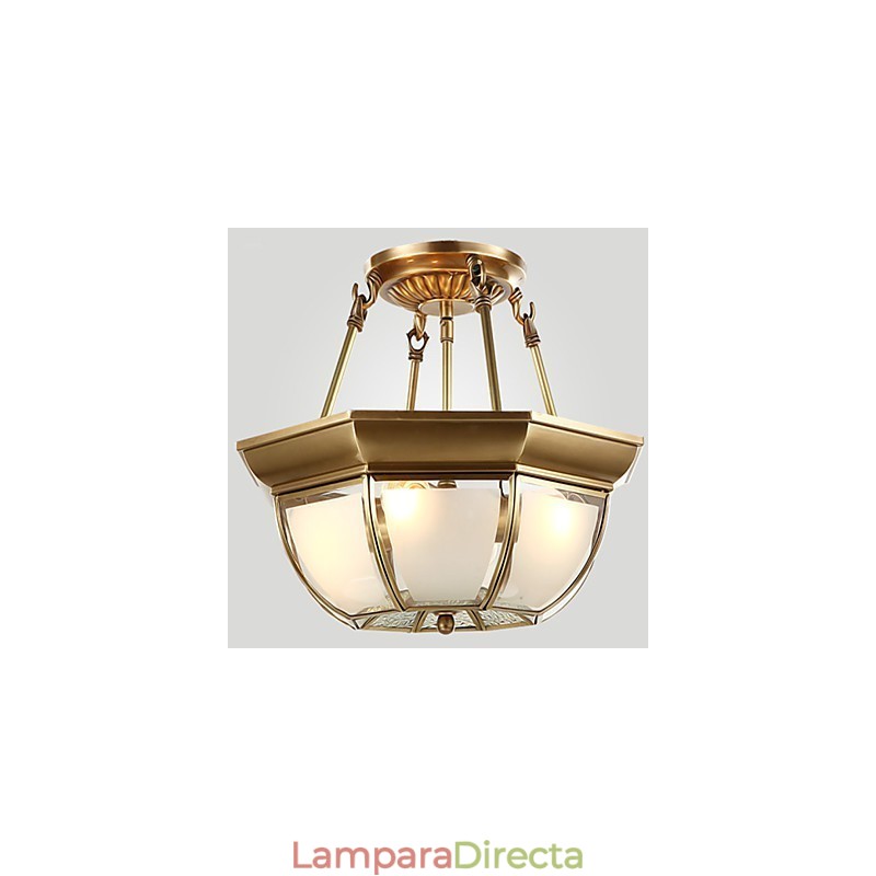 Lámparas colgantes estilo mini, tradicionales, clásicas, de metal.