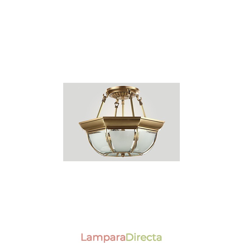 Lámparas colgantes estilo mini, tradicionales, clásicas, de metal.
