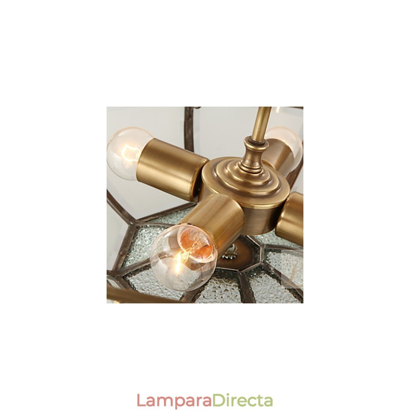 Lámparas colgantes estilo mini, tradicionales, clásicas, de metal.