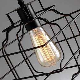 Lámpara colgante de metal de diseñadores retro
