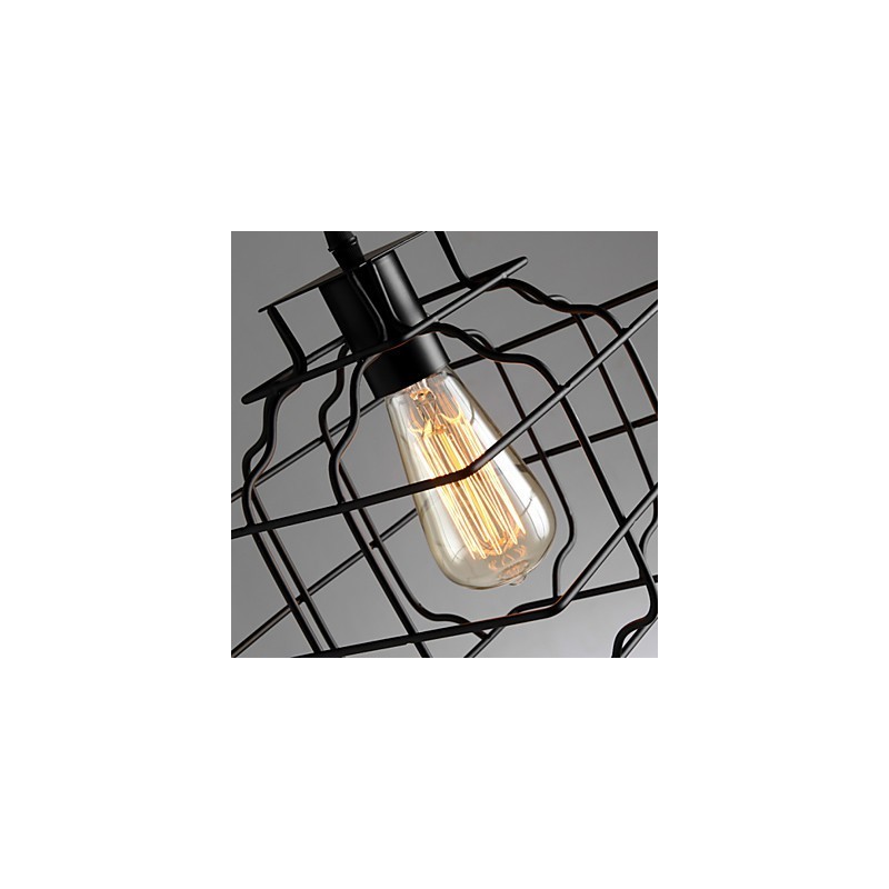 Lámpara colgante de metal de diseñadores retro