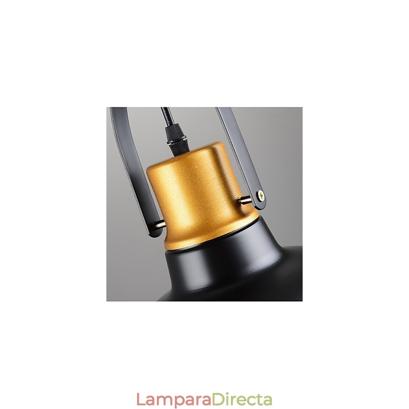 Lámparas colgantes retro de metal para cafetería