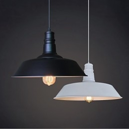 Lámpara colgante de metal de diseñadores retro