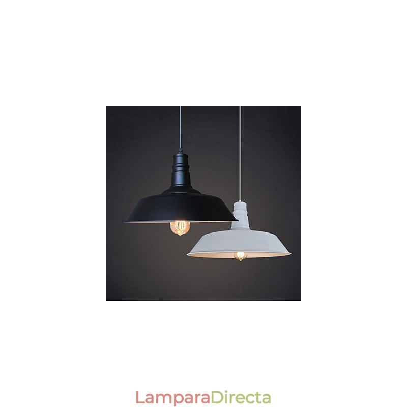 Lámpara colgante de metal de diseñadores retro