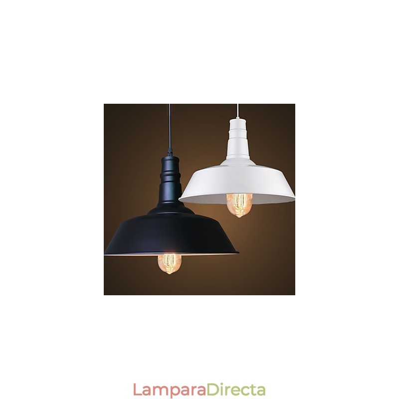 Lámpara colgante de metal de diseñadores retro