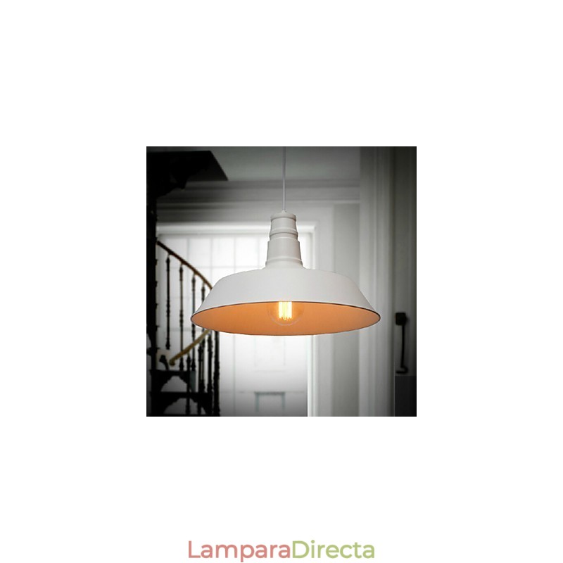 Lámpara colgante de metal de diseñadores retro