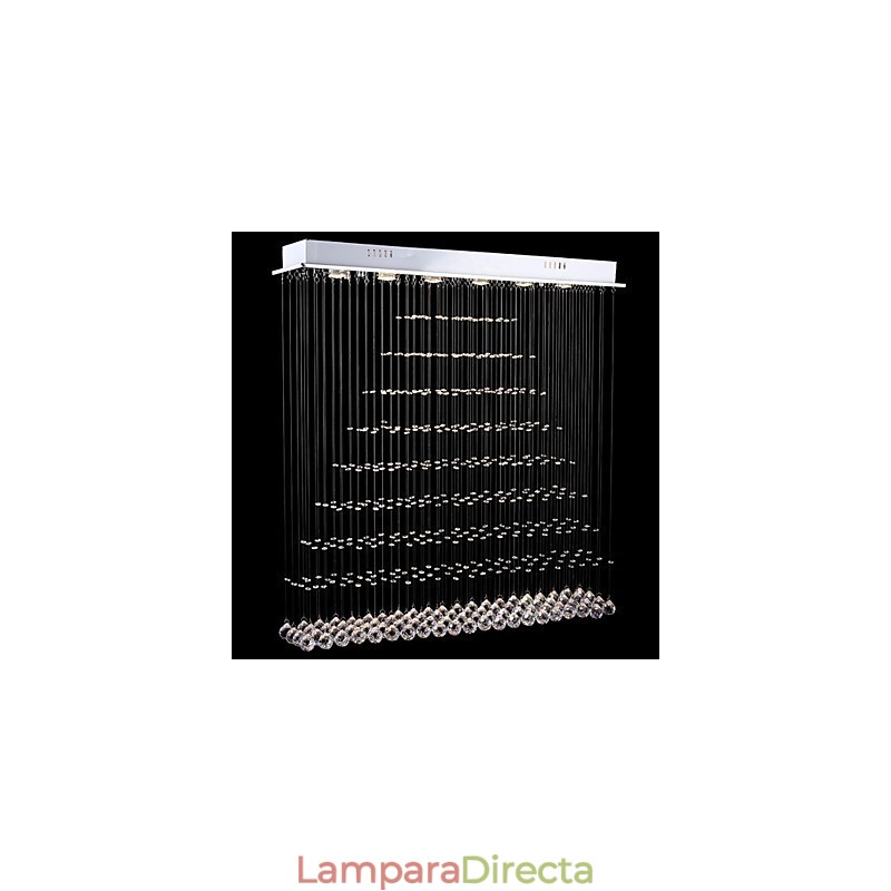 Lámpara colgante de metal galvanizado con cristal, estilo rústico, estilo cabaña, estilo tradicional, moderno y contemporáneo.