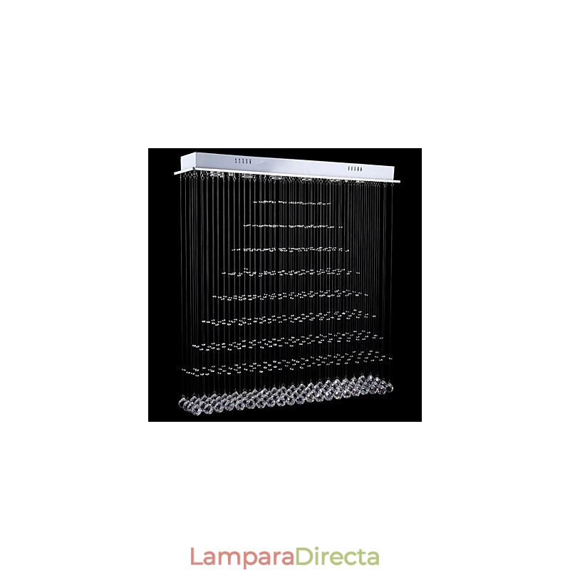 Lámpara colgante de metal galvanizado con cristal, estilo rústico, estilo cabaña, estilo tradicional, moderno y contemporáneo.