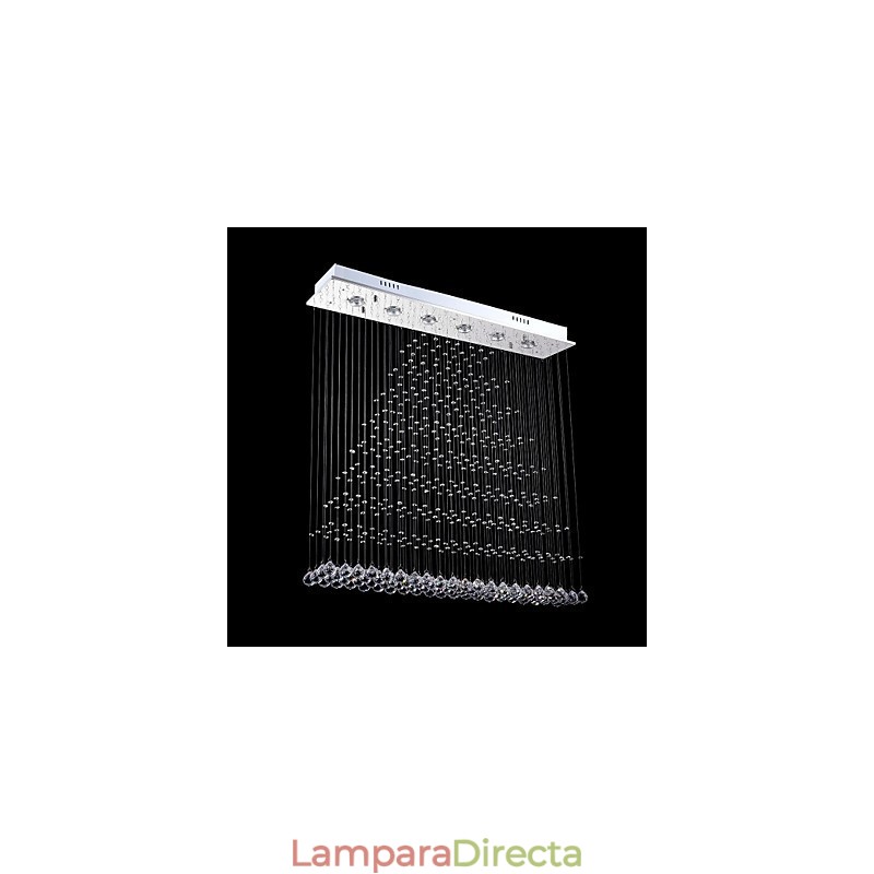 Lámpara colgante de metal galvanizado con cristal, estilo rústico, estilo cabaña, estilo tradicional, moderno y contemporáneo.
