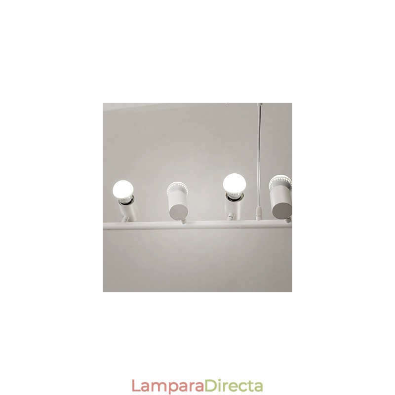 Lámpara colgante de metal con pintura estilo mini retro vintage
