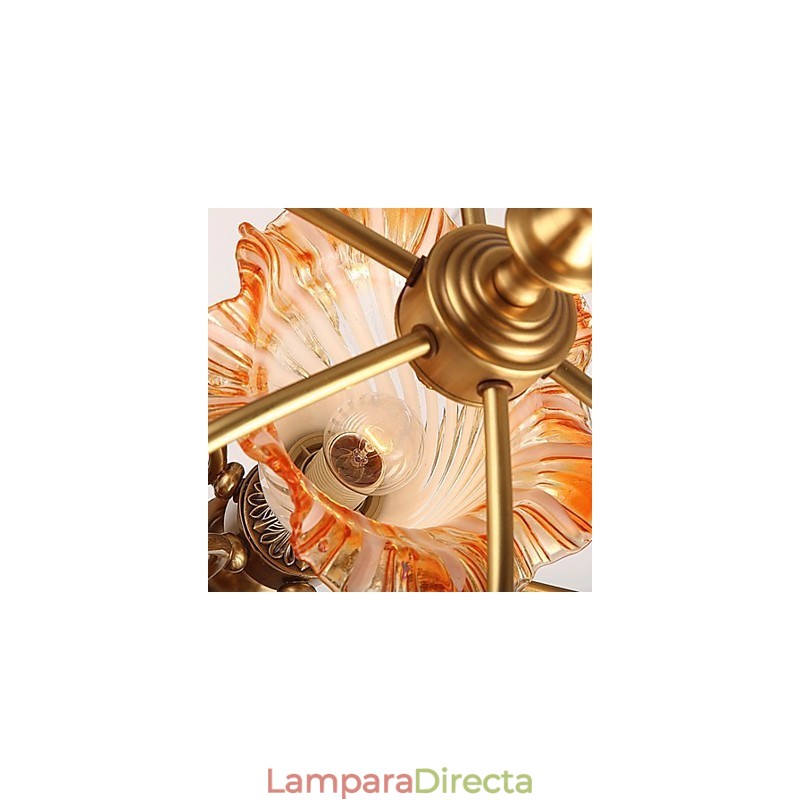 Lámparas colgantes estilo mini, tradicionales, clásicas, de metal.