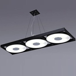 Lámparas colgantes de 3 luces modernas, sencillas y artísticas