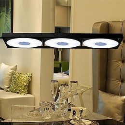 Lámparas colgantes de 3 luces modernas, sencillas y artísticas