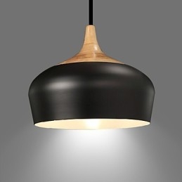 Lámpara colgante de metal con pintura estilo mini retro vintage