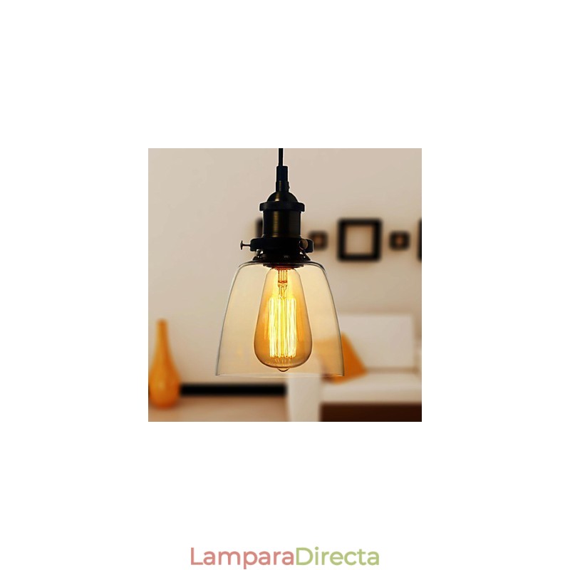 Lámparas colgantes tradicionales clásicas vintage retro campestres globo