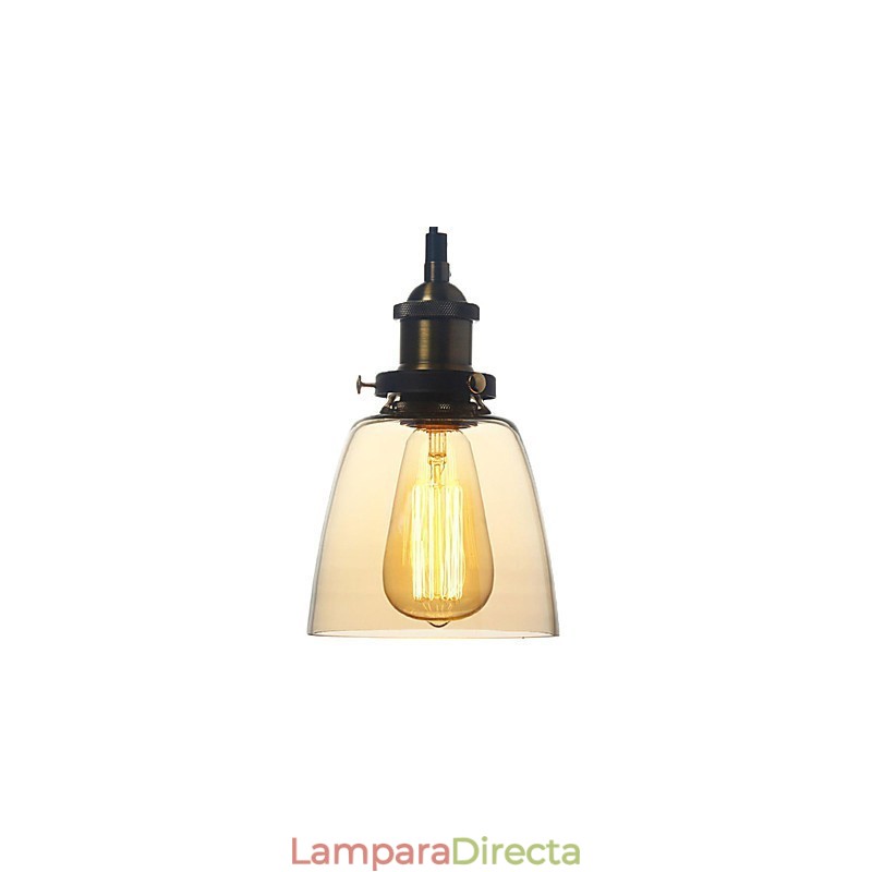 Lámparas colgantes tradicionales clásicas vintage retro campestres globo