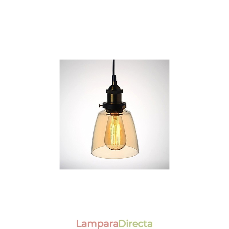 Lámparas colgantes tradicionales clásicas vintage retro campestres globo