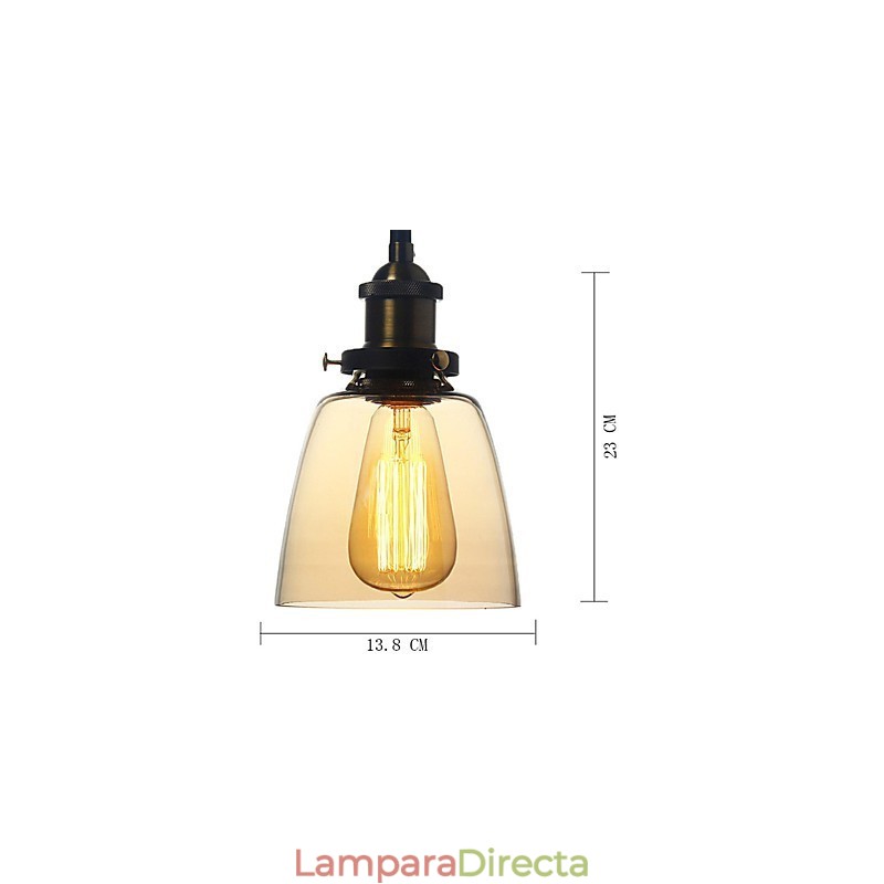 Lámparas colgantes tradicionales clásicas vintage retro campestres globo