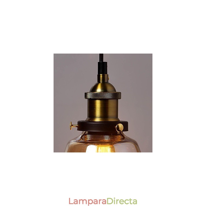 Lámparas colgantes tradicionales clásicas vintage retro campestres globo