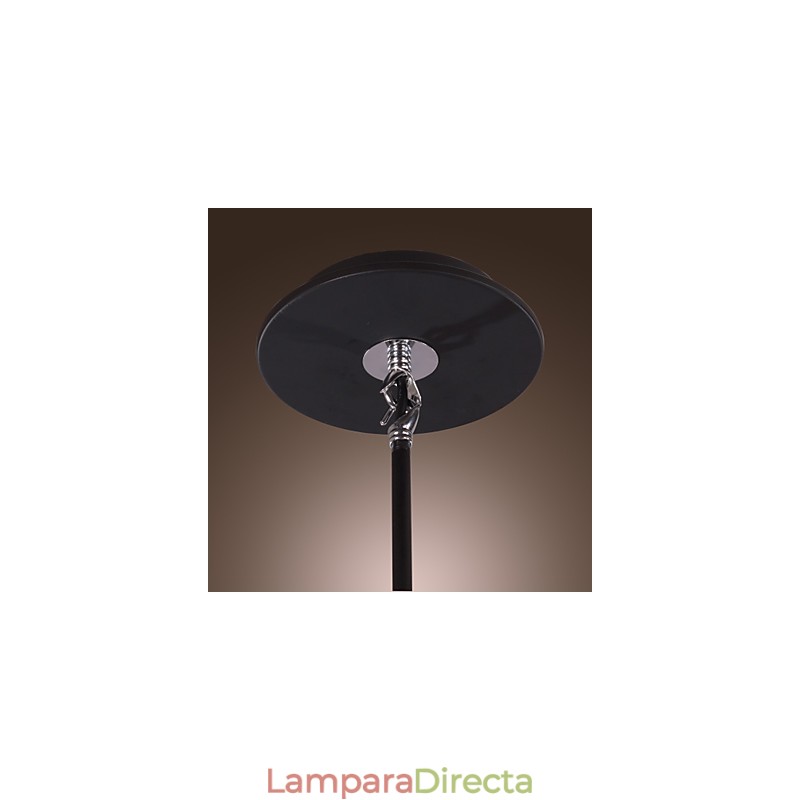 Lámpara de araña de hierro de vanguardia con 12 luces