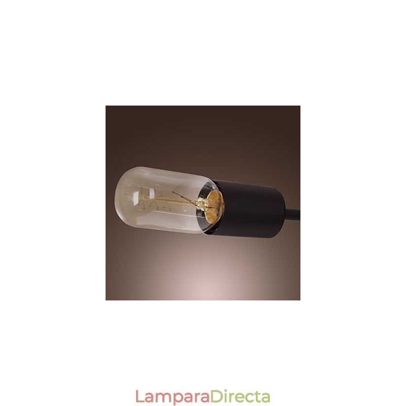 Lámpara de araña de hierro de vanguardia con 12 luces