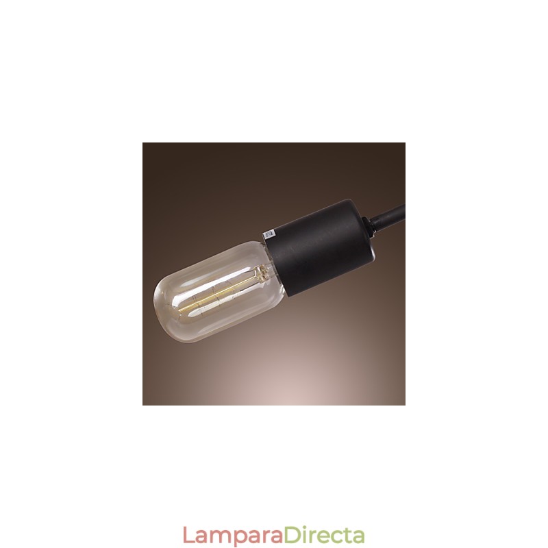 Lámpara de araña de hierro de vanguardia con 12 luces