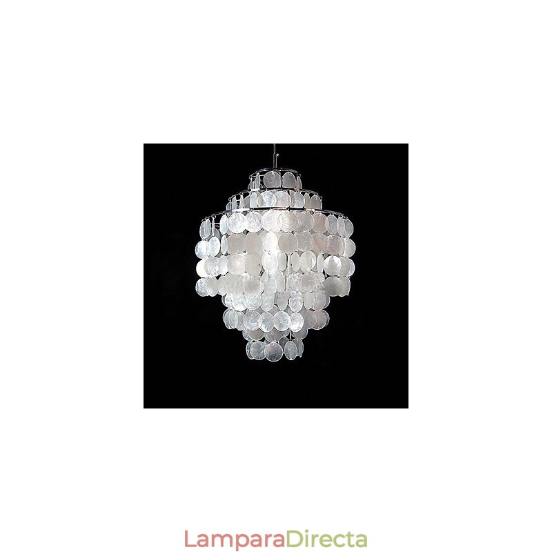 Lámpara de araña minimalista LAMP con forma de concha