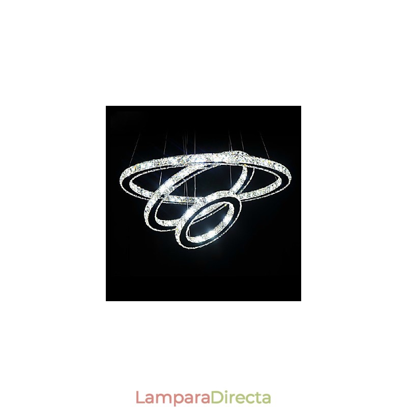 Lámparas colgantes de cristal modernas y contemporáneas de metal.