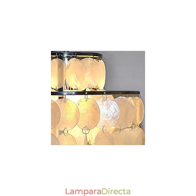 Lámpara de araña minimalista LAMP con forma de concha