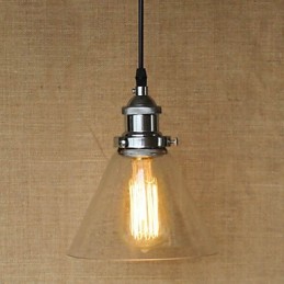 Lámpara colgante clásica tradicional vintage retro estilo globo