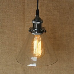 Lámpara colgante clásica tradicional vintage retro estilo globo