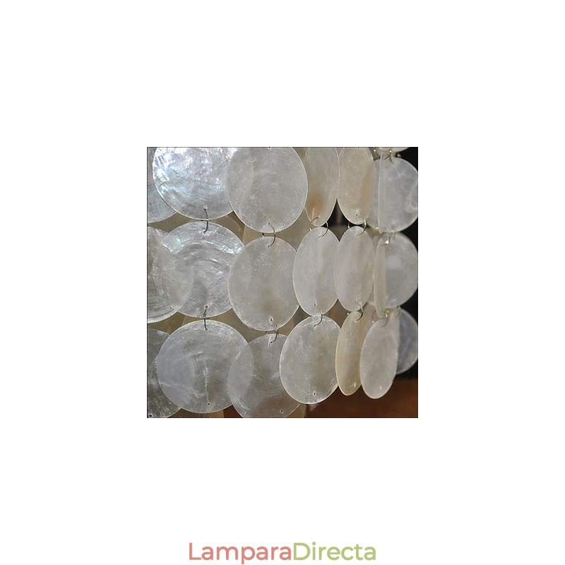 Lámpara de araña minimalista LAMP con forma de concha