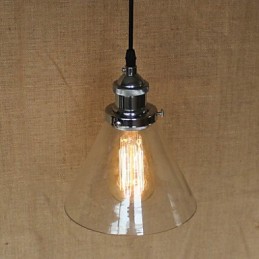 Lámpara colgante clásica tradicional vintage retro estilo globo