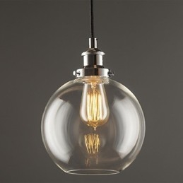 Lámpara colgante clásica tradicional vintage retro estilo globo