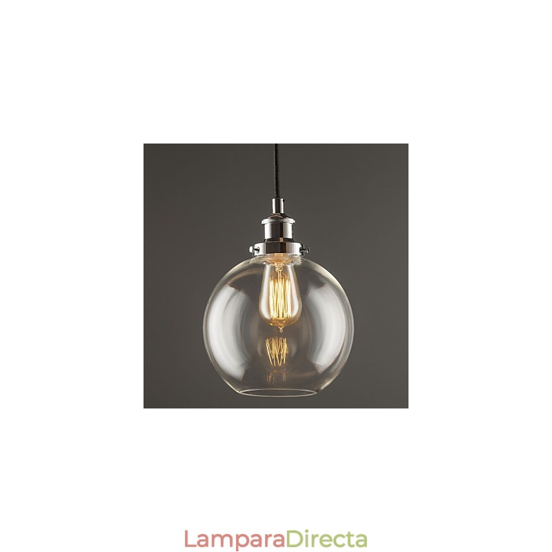 Lámpara colgante clásica tradicional vintage retro estilo globo