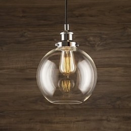 Lámpara colgante clásica tradicional vintage retro estilo globo