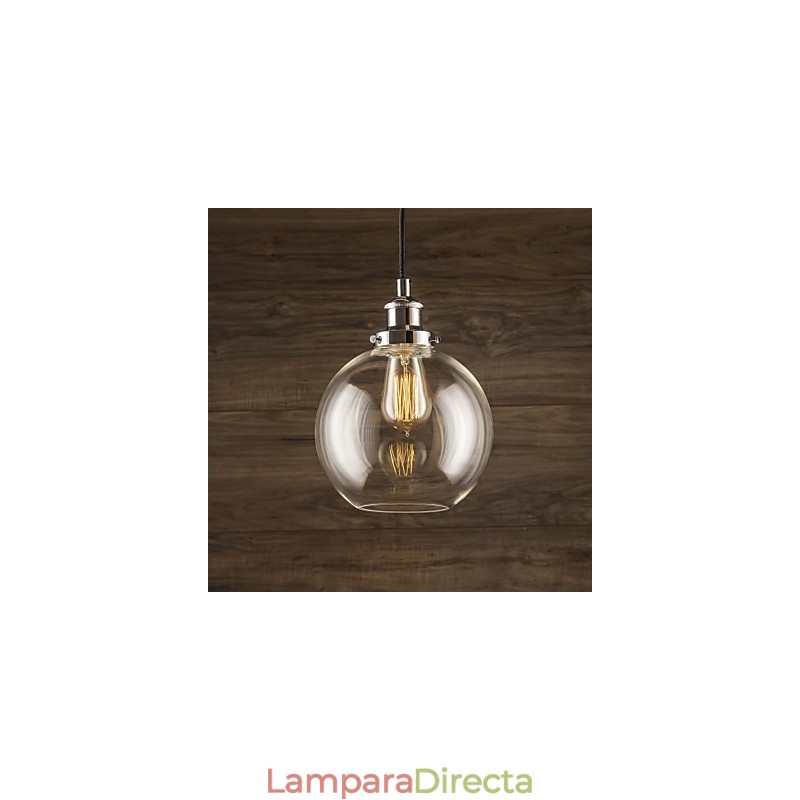 Lámpara colgante clásica tradicional vintage retro estilo globo