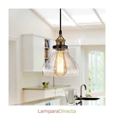 Lámpara colgante clásica tradicional vintage retro estilo globo Lámpara colgante clásica tradicional vintage retro estilo globo