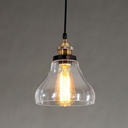 Lámpara colgante clásica tradicional vintage retro estilo globo