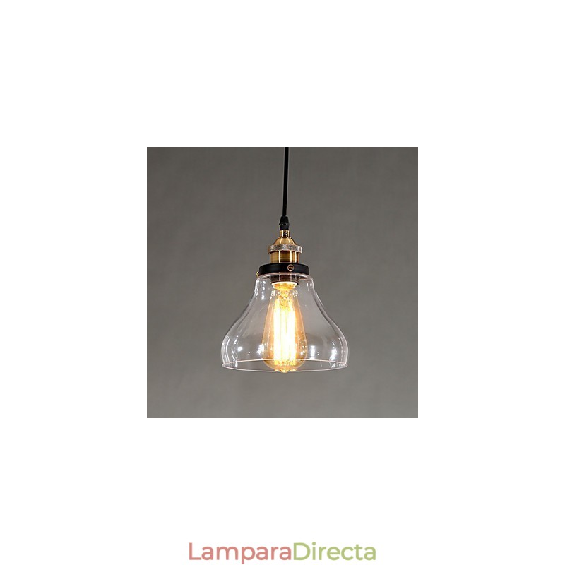 Lámpara colgante clásica tradicional vintage retro estilo globo