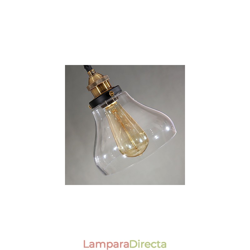 Lámpara colgante clásica tradicional vintage retro estilo globo