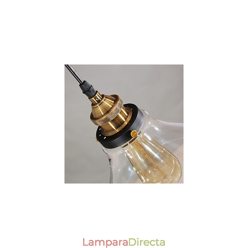 Lámpara colgante clásica tradicional vintage retro estilo globo