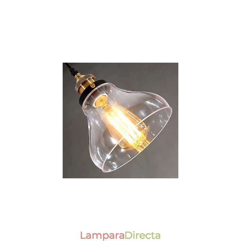 Lámpara colgante clásica tradicional vintage retro estilo globo