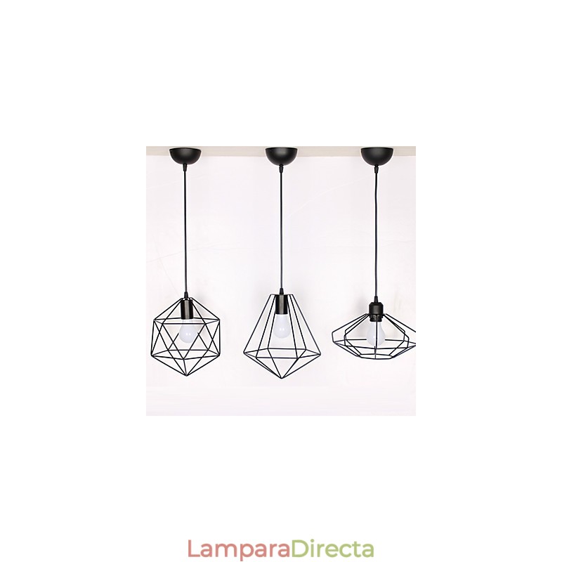 Lámpara colgante de metal de Country Designers